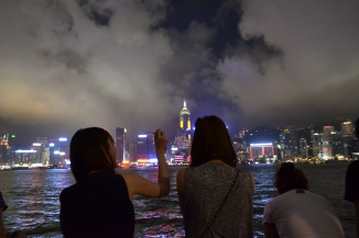 Capturing the night view - Hong Kong